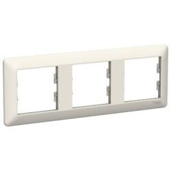 Schneider Electric - SCHNEIDER ELECTRIC ASFORA EPH5805323 PLUS EM 3’ LÜ YATAY ÇERÇEVE KREM 3606481931252