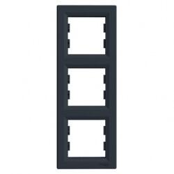 Schneider Electric - SCHENIDER EPH5810371 ÜÇLÜ ASFORA ANTRASİT DİKEY ÇERÇEVE