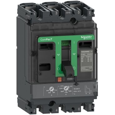 SCHNEIDER ELECTRIC C25N3TM250 175-250 NSX250N 3 KUTUP 380V AC 50KA KOMPAK ŞALTER 3606481997869