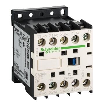 SCHNEIDER ELECTRIC CA3KN31ED TESYS K KONTROL RÖLESİ 3 NA + 1 NK <= 690 V 48 V DC STANDART BOBİN 3389110484304