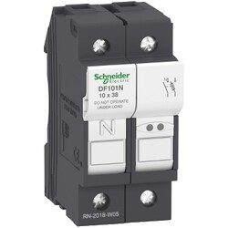 Schneider Electric - SCHNEIDER ELECTRIC DF101N TESYS SİGORTA BAĞLANTI KESİCİ 1P N 32A SİGORTA BOYUTU 10 X 38 MM 3389119407229