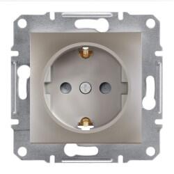 Schneider Electric - SCHNEIDER ELECTRIC EPH2900269 ASFORA BRONZ ÇOCUK KORUMALI TOPRAKLI PRİZ (ÇERÇEVESİZ) 3606480727801
