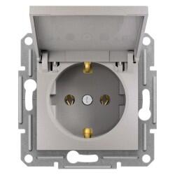 Schneider Electric - SCHNEIDER ELECTRIC EPH3100169 ASFORA BRONZ KAPAKLI YAN TOPRAKLAMALI TEKLİ PRİZ (ÇERÇEVESİZ) 3606480727818