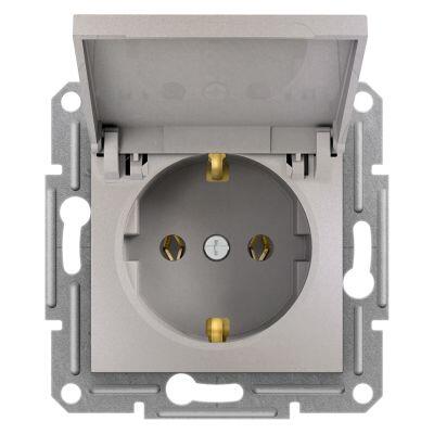 SCHNEIDER ELECTRIC EPH3100169 ASFORA BRONZ KAPAKLI YAN TOPRAKLAMALI TEKLİ PRİZ (ÇERÇEVESİZ) 3606480727818