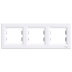 Schneider Electric - SCHNEIDER ELECTRIC EPH5800321 ASFORA BEYAZ ÜÇLÜ YATAY ÇERÇEVE 3606480527203