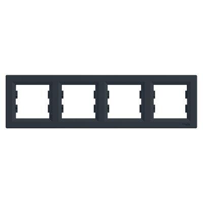 SCHNEIDER ELECTRIC EPH5800471 ASFORA ANTRASİT DÖRTLÜ YATAY ÇERÇEVE 3606480729843