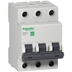 SCHNEIDER ELECTRIC EZ9F56350 EASY9 3P 50A 6KA C EĞRİSİ OTOMATİK SİGORTA 3606480587870 - Thumbnail