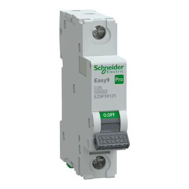 SCHNEIDER ELECTRIC EZ9F59125 EASY9 PRO SİGORTA 1P C EĞRİSİ 25A 10 KA 3606486824306