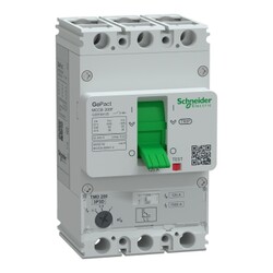 Schneider Electric - SCHNEİDER ELECTRİC G20F3A125 GOPACT MCCB 200F 3P3D 125A 36KA AYAR SAHALI KOMPAK ŞALTER