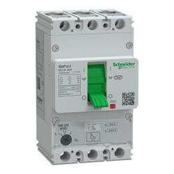 Schneider Electric - SCHNEİDER ELECTRİC G20F3A200 GOPACT MCCB 200F 3P3D 200A 36KA AYAR SAHALI KOMPAK ŞALTER