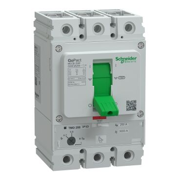 SCHNEIDER ELECTRIC G25F3A250 GoPact MCCB 250F 3P3D 250A 36KA AYAR SAHALI KOMPAK ŞALTER 3606482193871