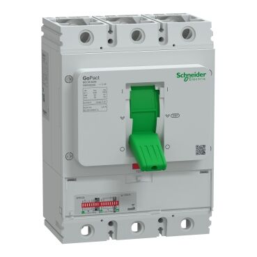 SCHNEIDER ELECTRIC G80N3E630 GoPact MCCB 800N 3P3D 630A ELEKTRONİK AÇMA ÜNİTELİ 50KA AYAR SAHALI KOMPAK ŞALTER 3606482194137