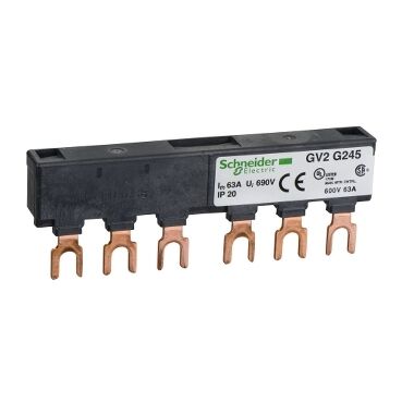 SCHNEIDER ELECTRIC GV2G245 TESYS GV2 LİNERGY FT BUSBAR 63A 45MM 2TAP 3389110555950