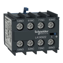 Schneider Electric - SCHNEIDER ELECTRIC LA1KN04 TESYS K YARDIMCI KONTAK BLOĞU 4 NK VİDA KELEPÇESİ TERMİNALLERİ 3389110500158