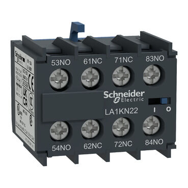 SCHNEIDER ELECTRIC LA1KN04 TESYS K YARDIMCI KONTAK BLOĞU 4 NK VİDA KELEPÇESİ TERMİNALLERİ 3389110500158