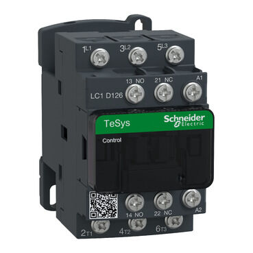 SCHNEIDER ELECTRIC LC1D126B7 TESYS D KONTAKTÖR 3P(3 NA) AC-3 <= 440 V 12 A 24 V AC BOBİN 3389110803105
