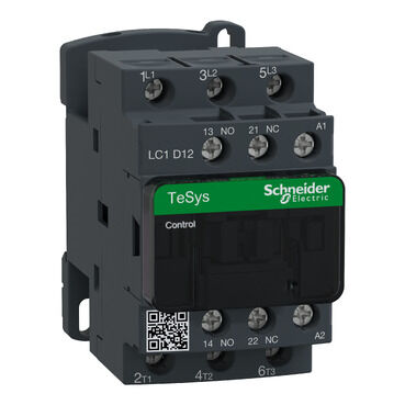 SCHNEIDER ELECTRIC LC1D12U7 TESYS D KONTAKTÖR 12A AC3 240VAC 3389110349344