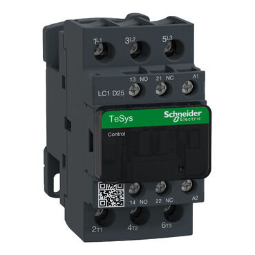 SCHNEIDER ELECTRIC LC1D25G7 TESYS D KONTAKTÖR 25A AC3 120VAC 3389110349733