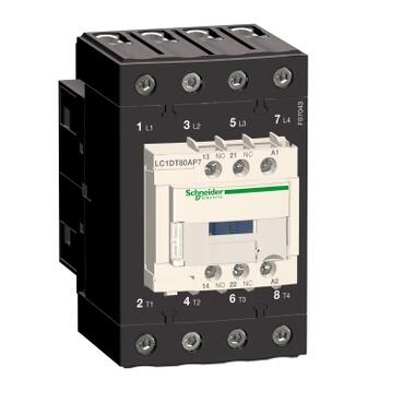 SCHNEIDER ELECTRIC LC1DT80AF7 TESYS D KONTAKTÖR 4P(4 NA) AC1 <= 440 V 80 A 110 V AC 50/60 HZ BOBİN 3389119409407