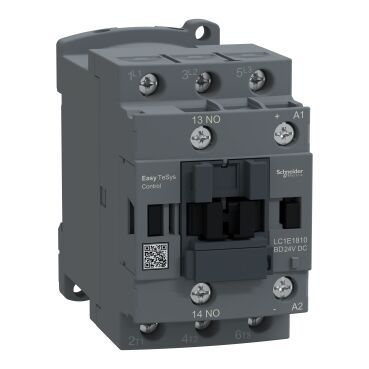 SCHNEIDER ELECTRIC LC1E1810BD 7,5W 18A 1NA KONTAKTÖR 24VDC KUMANDA BOBİNLİ 3606487144434