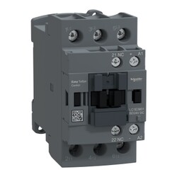 Schneider Electric - SCHNEIDER ELECTRIC LC1E3801BD 18,5KW 38A 1NK KONTAKTÖR 24VDC KUMANDA BOBİNLİ 3606487144397