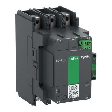 SCHNEIDER ELECTRIC LC1G185KUEN 110KW 185A KONTAKTÖR 100/250 VAC DC KUMANDA HİGH POWER KONTAKTÖR TESYS GİGA 3606481921949