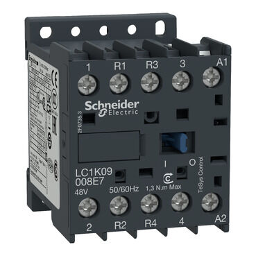 SCHNEIDER ELECTRIC LC1K09008B7 TESYS K KONTAKTÖR 4P 20A AC1 24VAC 2NA2NK 3389110488760