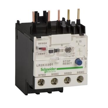 SCHNEIDER ELECTRIC LR2K0301 TESYS K DİFERANSİYEL TERMAL AŞIRI YÜK RÖLELERİ 0,11...0,16 A SINIF 10A 3389110230352
