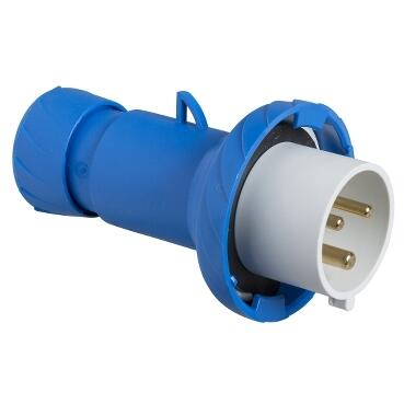 SCHNEIDER ELECTRIC PKE32M723 3X32A MONOFAZE 2P+T IP67 VİDALI DÜZ FİŞ 3303432032036