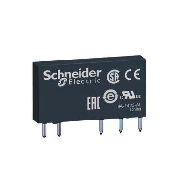 SCHNEIDER ELECTRIC RSL1AB4BD İNCE ARAYÜZ RÖLESİ TAKILABİLİR ZELİO RSL 1 K/A STANDART 24 V DC 6 A 3606480077975 3606480077975