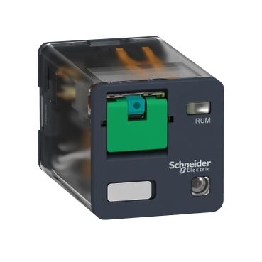 SCHNEIDER ELECTRIC RUMC32BD HARMONY EVRENSEL GEÇMELİ RÖLE 10 A 3 CO, LED'Lİ KİLİTLENEBİLİR TEST DÜĞMELİ 24 V DC 3606480626937 3606480626937