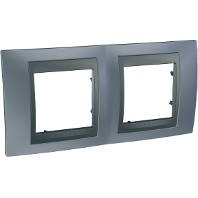 SCHNEIDER ELECTRIC UNİCA TOP KAPAK ÇERÇEVESİ 2 TAKIM H71 METALİK GRİ/GRAFİT 8420375154535