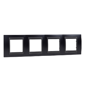 SCHNEIDER ELECTRIC UNİCA TOP KAPAK ÇERÇEVESİ 4 TAKIM H71 METALİK GRİ/GRAFİT 8420375154818