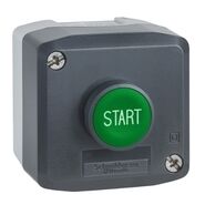SCHNEIDER ELECTRIC XALD103 GRİ KUMANDA KUTUSU 1 YEŞİL BUTON Ø22 YAYLI DÖNÜŞ 1NA START 3389110113334