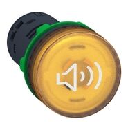 SCHNEIDER ELECTRIC XB5KS2B8 90 DB IŞIKLI BUZZER 24V AC/DC SARI 3606481352460