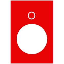 Schneider Electric - SCHNEIDER ELECTRIC ZB2BY2931 YAZI 30 X 40 MM KIRMIZI 0 3389110645521