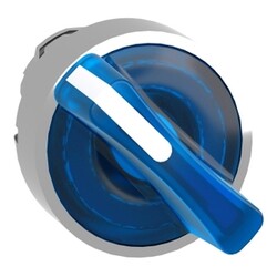 Schneider Electric - SCHNEIDER ELECTRIC ZB4BK1263 MAVİ IŞIKLI MANDAL BUTON BAŞLIĞI Ø22 2 KONUMLU SABİT 3389110890464