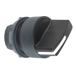 Schneider Electric - SCHNEIDER ELECTRIC ZB5AD4 SİYAH MANDAL BUTON BAŞLIĞI Ø22 2 KONUMLU YAYLI DÖNÜŞ 3389110905120