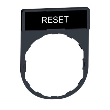 SCHNEIDER ELECTRIC ZBY2322 YAZILI 8 X 27 MM YAZI TUTUCU 30 X 40 MM RESET İŞARETLİ 3389110124910