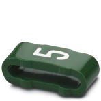 PHOENIX CONTACT SD-WMTBS (NU) CC:5 HALKA ETIKET SAYI BASKILI: SAYILAR YEŞIL GENIŞLIK: 4,3 MM 4046356414982