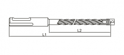 VIP-TEC SDS PLUS V2L MATKAP UCU 11 X 210 MM 8697856811441