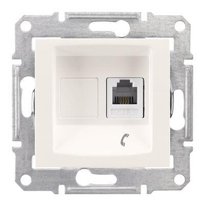 SCHNEIDER ELECTRIC SEDNA 1XRJ11 4 KONTAKLI KREM 8690495039221