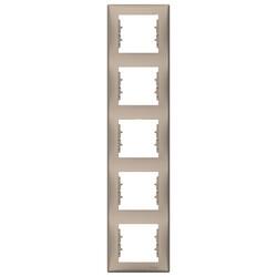Schneider Electric - SCHNEIDER ELECTRIC SEDNA 5 Lİ ÇERÇEVE DİKEY TİTANYUM SDN5801568