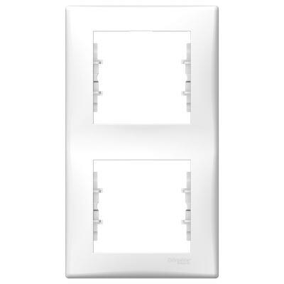 SCHNEIDER ELECTRIC SEDNA İKİLİ ÇERÇEVE DİKEY BEYAZ 8690495037678