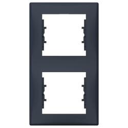 Schneider Electric - SCHNEIDER ELECTRIC SEDNA İKİLİ ÇERÇEVE DİKEY GRAFİT 8690495037777