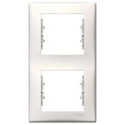 Schneider Electric - SCHNEIDER ELECTRIC SEDNA İKİLİ ÇERÇEVE DİKEY KREM 8690495037685