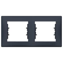 Schneider Electric - SCHNEIDER ELECTRIC SEDNA İKİLİ YATAY ÇERÇEVE GRAFİT 8690495036978