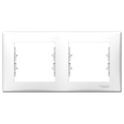 Schneider Electric - SCHNEIDER ELECTRIC SEDNA İKİLİ ÇERÇEVE YATAY BEYAZ 8690495036879