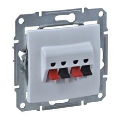 Schneider Electric - SCHNEIDER ELECTRIC SEDNA İKİLİ HOPARLÖR PRİZİ BEYAZ 8690495036398