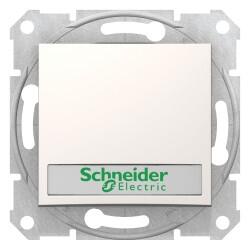 Schneider Electric - SCHNEIDER ELECTRIC SEDNA IŞIKLI ETİKETLİ ÇAĞIRMA KREM 8690495039153